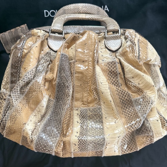 Dolce and Gabbana Python Skin bag. New. Rare. - Picture 3 of 17